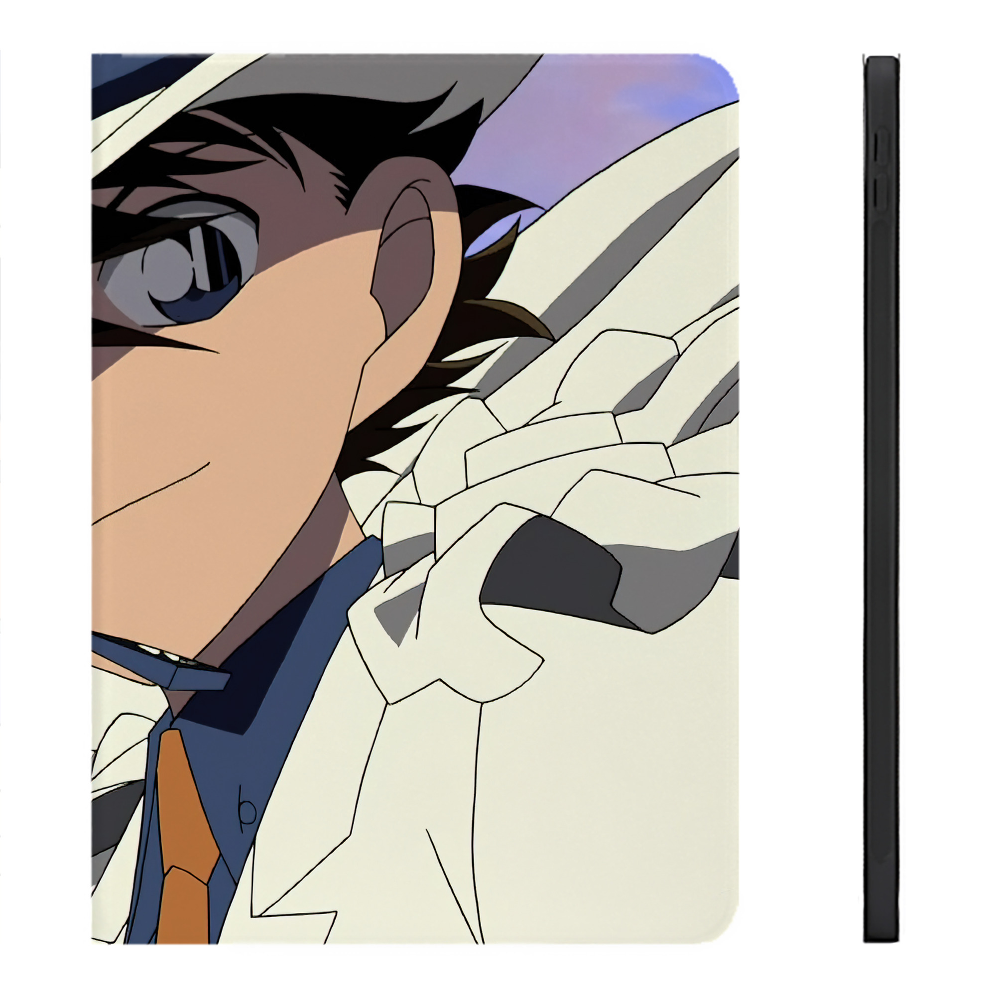 （画像用） 名探偵コナン Detective Conan IPadケース ペンホルダー付き ブックスタイルデザイン